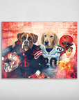 'Cleveland Doggos' Personalized 2 Pet Poster