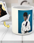 'The Cricket Player' Personalized Pet Mug