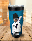 Vaso personalizado 'El jugador de críquet'