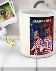 'Croatia Doggos' Personalized 2 Pet Mug