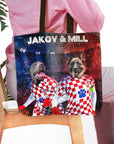 'Croatia Doggos' Personalized 2 Pet Tote Bag