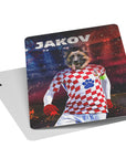 Naipes personalizados para mascotas 'Croatia Doggos Soccer'