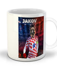 'Croatia Doggos Soccer' Personalized Pet Mug