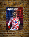 'Croatia Doggos Soccer' Personalized Pet Poster