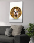 Lienzo personalizado para mascotas 'Crypto personalizado (tu perro)'
