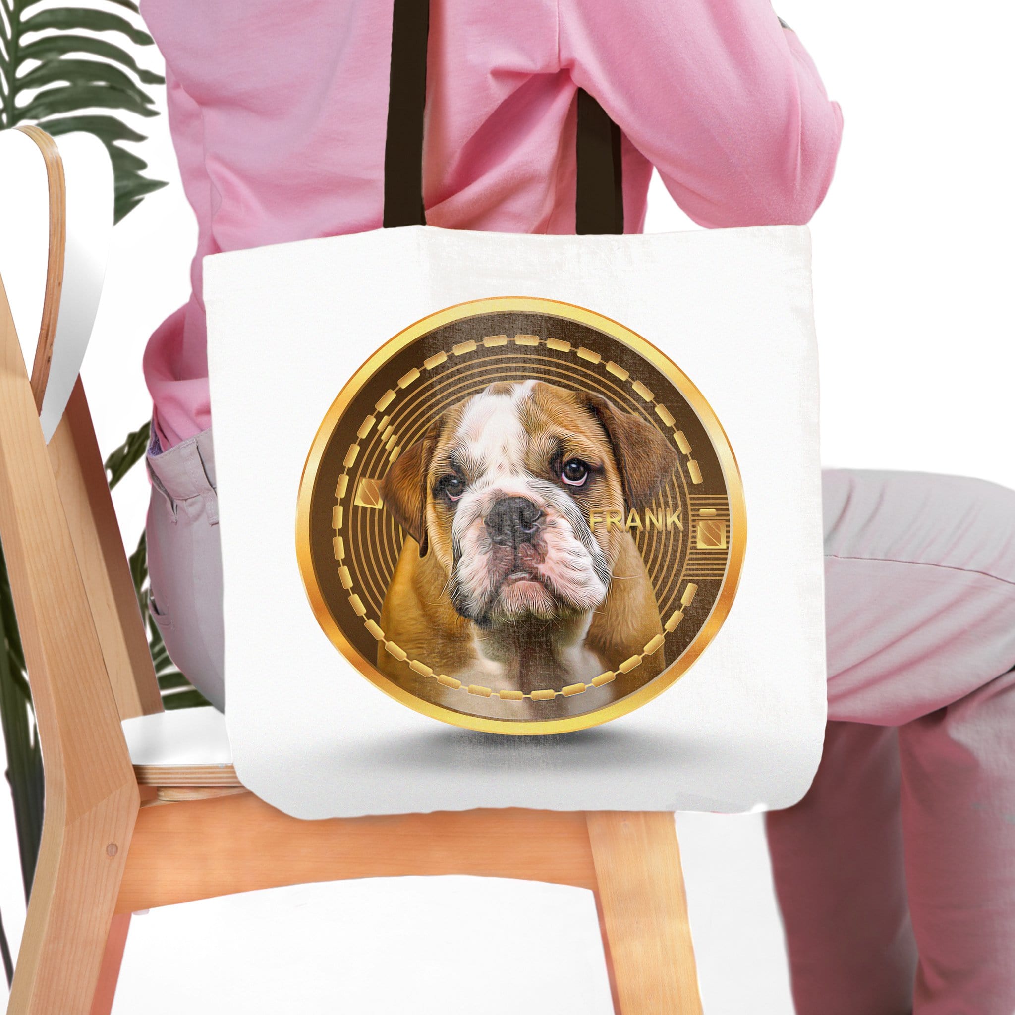 &#39;Custom Crypto (Your Dog)&#39; Personalized Tote Bag