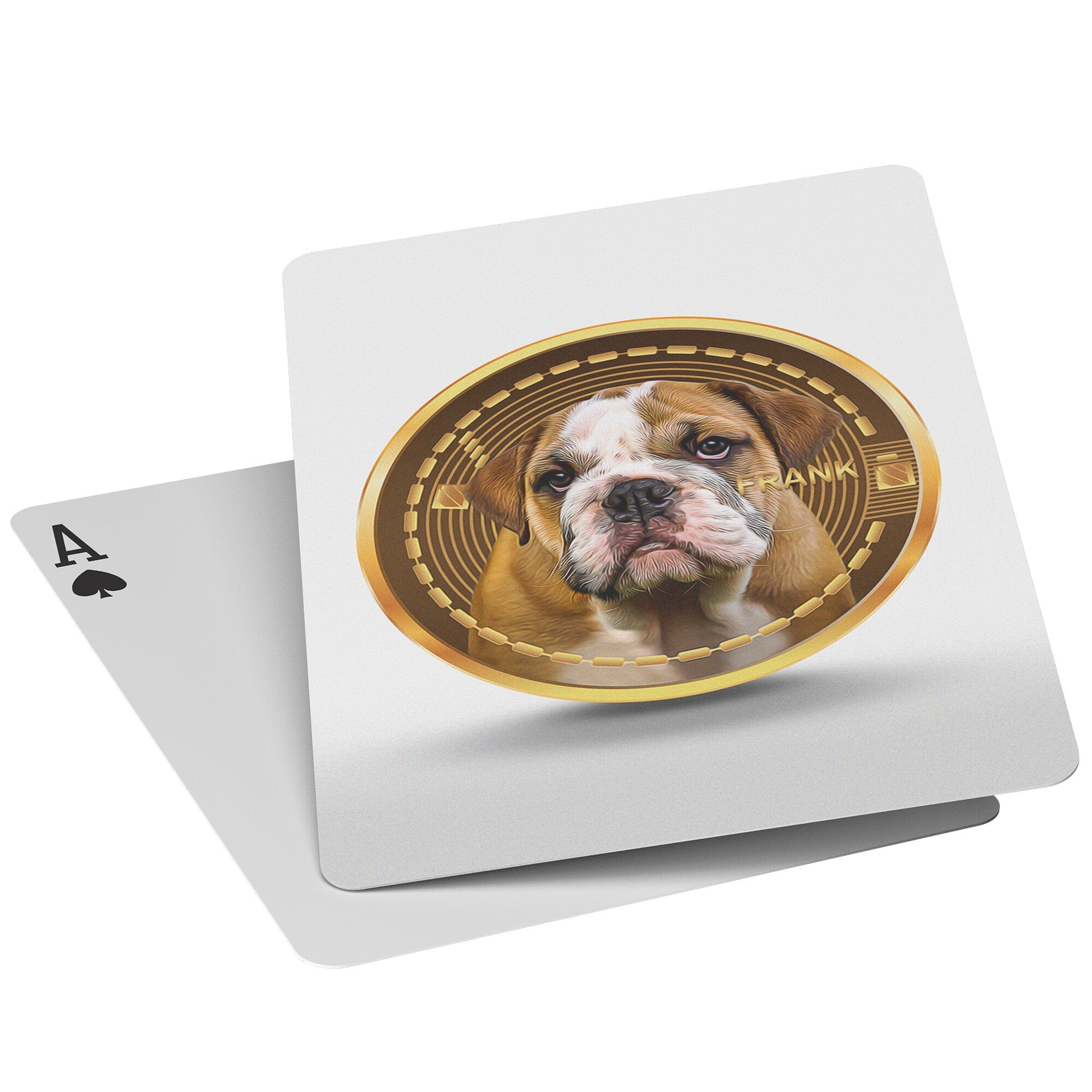 &#39;Custom Crypto (Your Dog)&#39; Personalized Pet Playing Cards