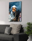 'D.O. Double G' Personalized Pet Canvas