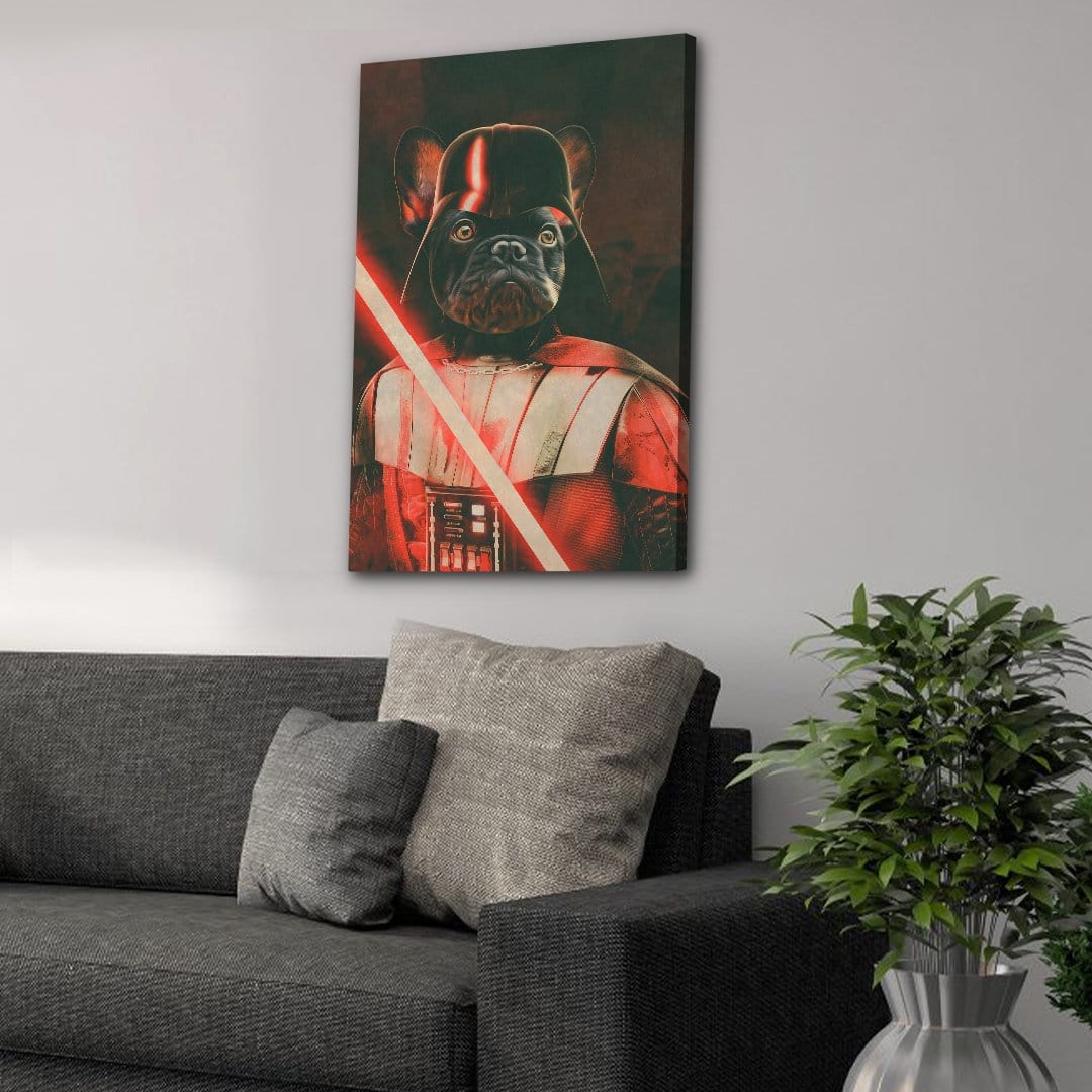 'Darth Woofer' Personalized Pet Canvas