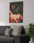 'Darth Woofer' Personalized Pet Canvas
