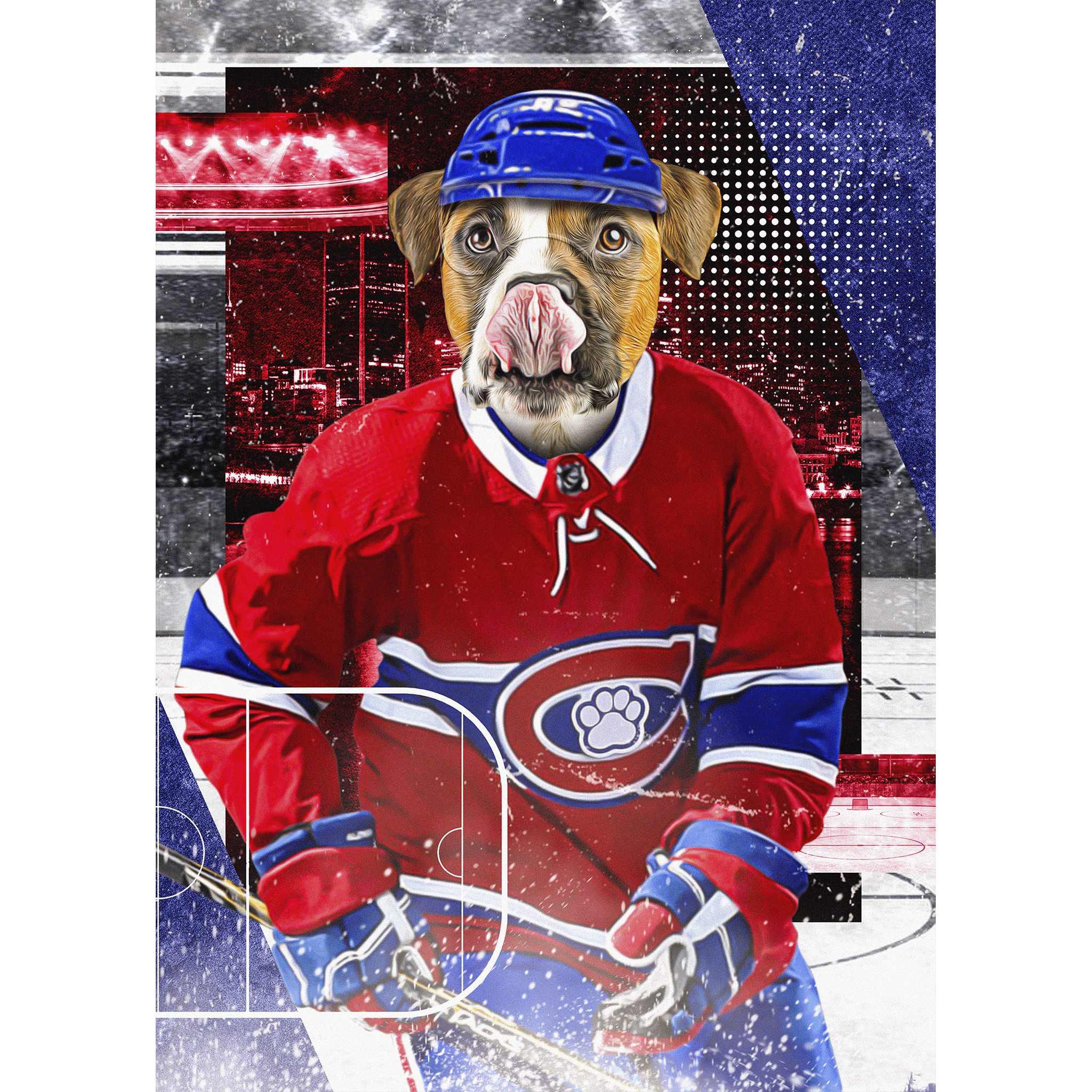 &#39;Montreal K9dians&#39; Digital Portrait