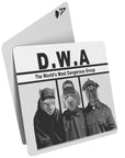 'D.W.A (Doggos with Attitude)' Personalized 3 Pet Playing Cards