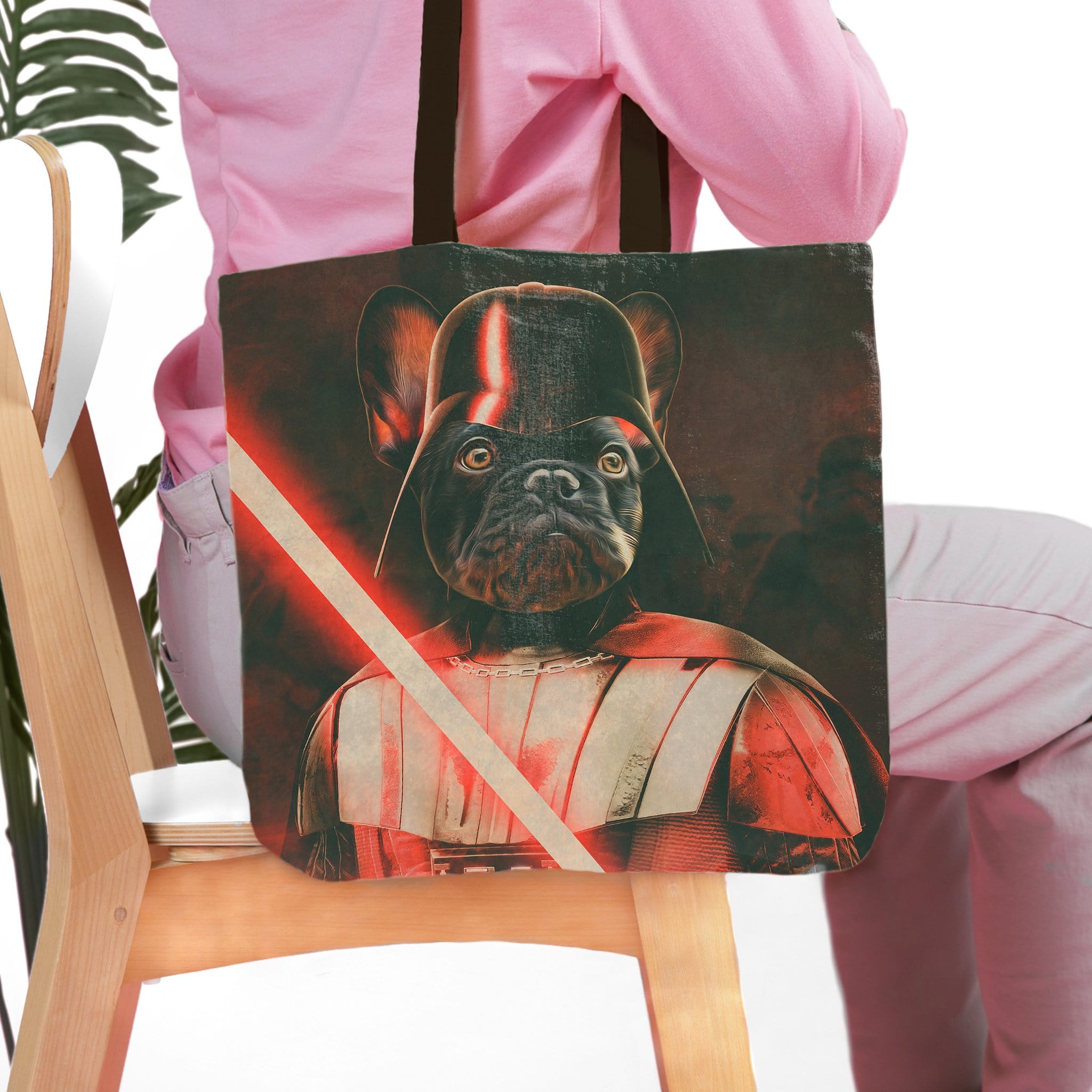 &#39;Darth Woofer&#39; Personalized Tote Bag