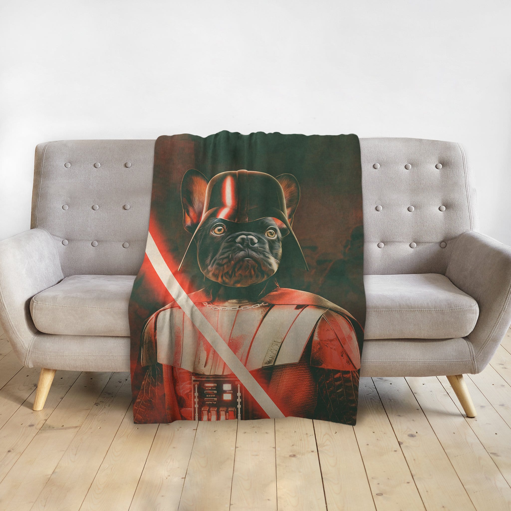 &#39;Darth Woofer&#39; Personalized Pet Blanket