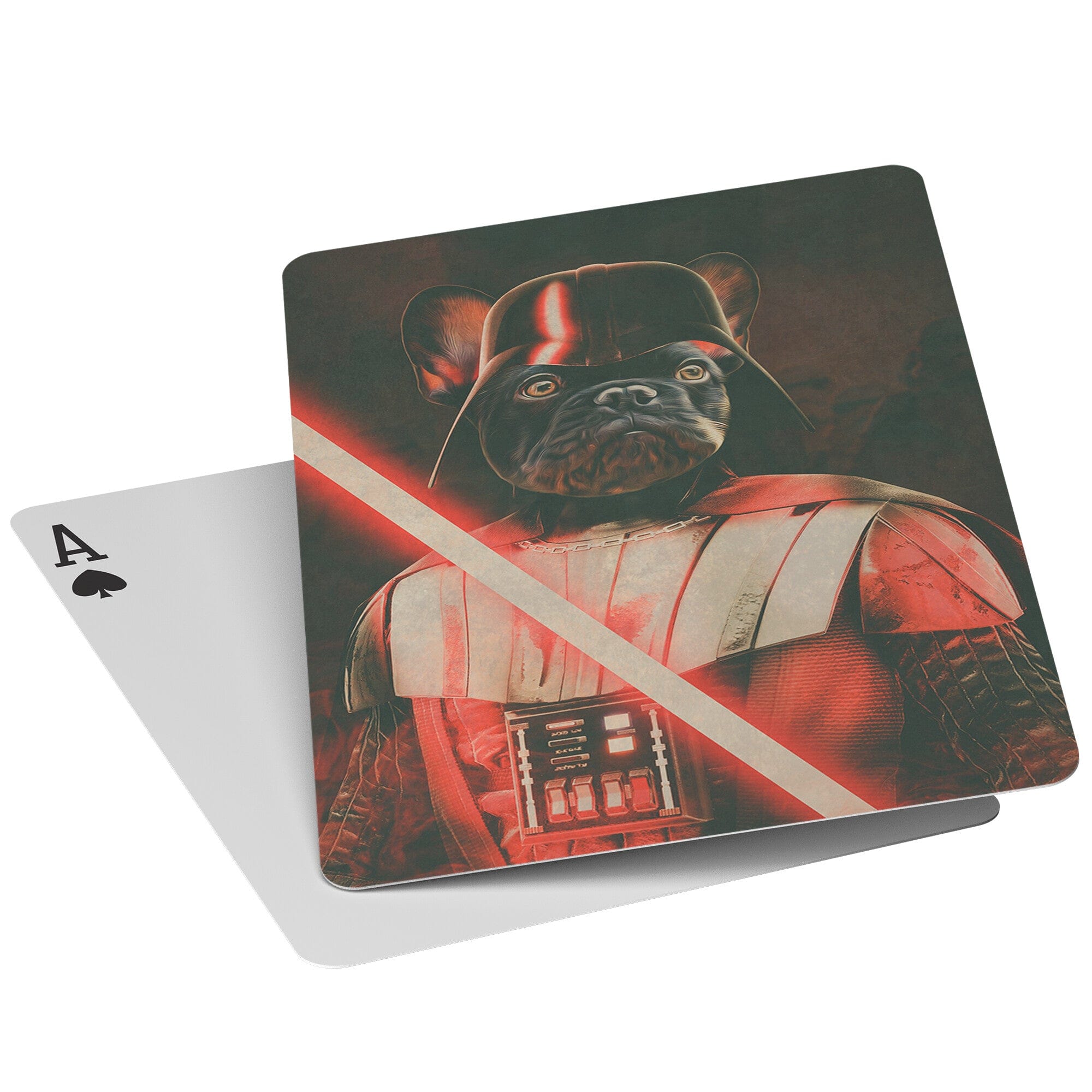 &#39;Darth Woofer&#39; Personalized Pet Playing Cards