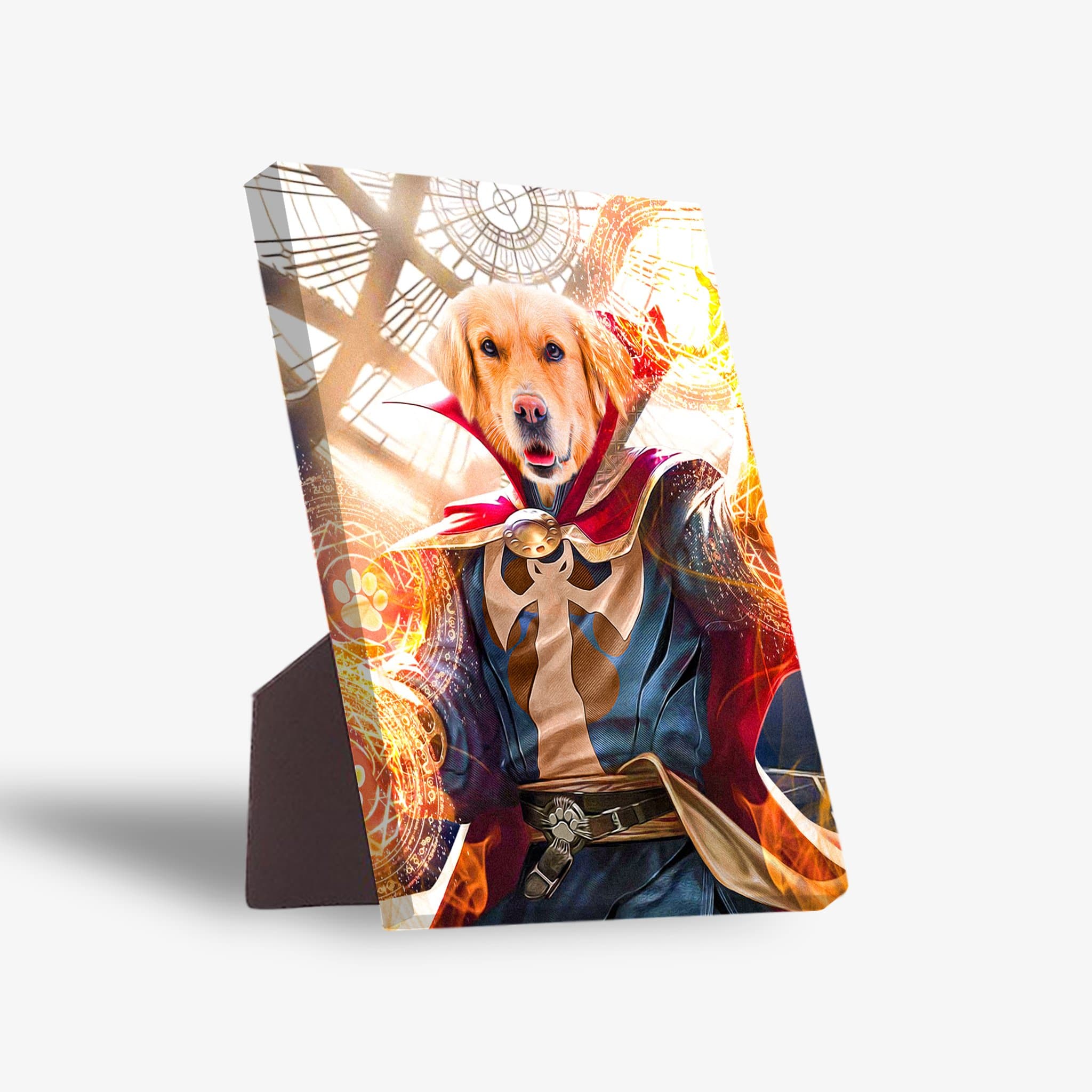 &#39;Dawgtor Strange&#39; Personalized Pet Standing Canvas