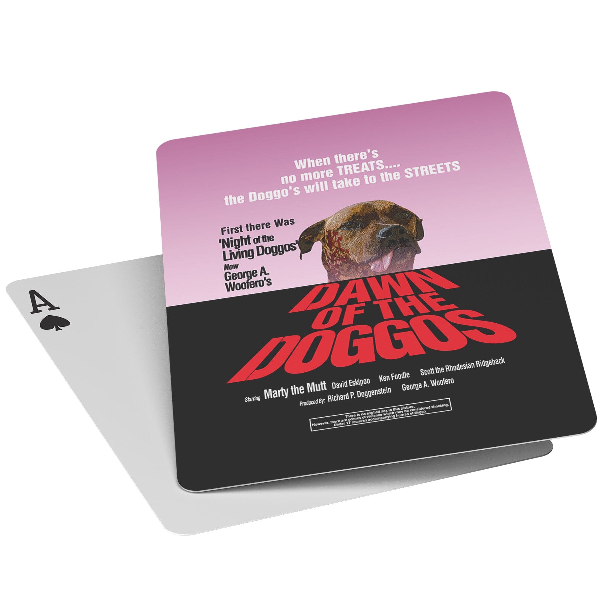 &#39;Dawn of the Doggos&#39; Personalized Pet Playing Cards