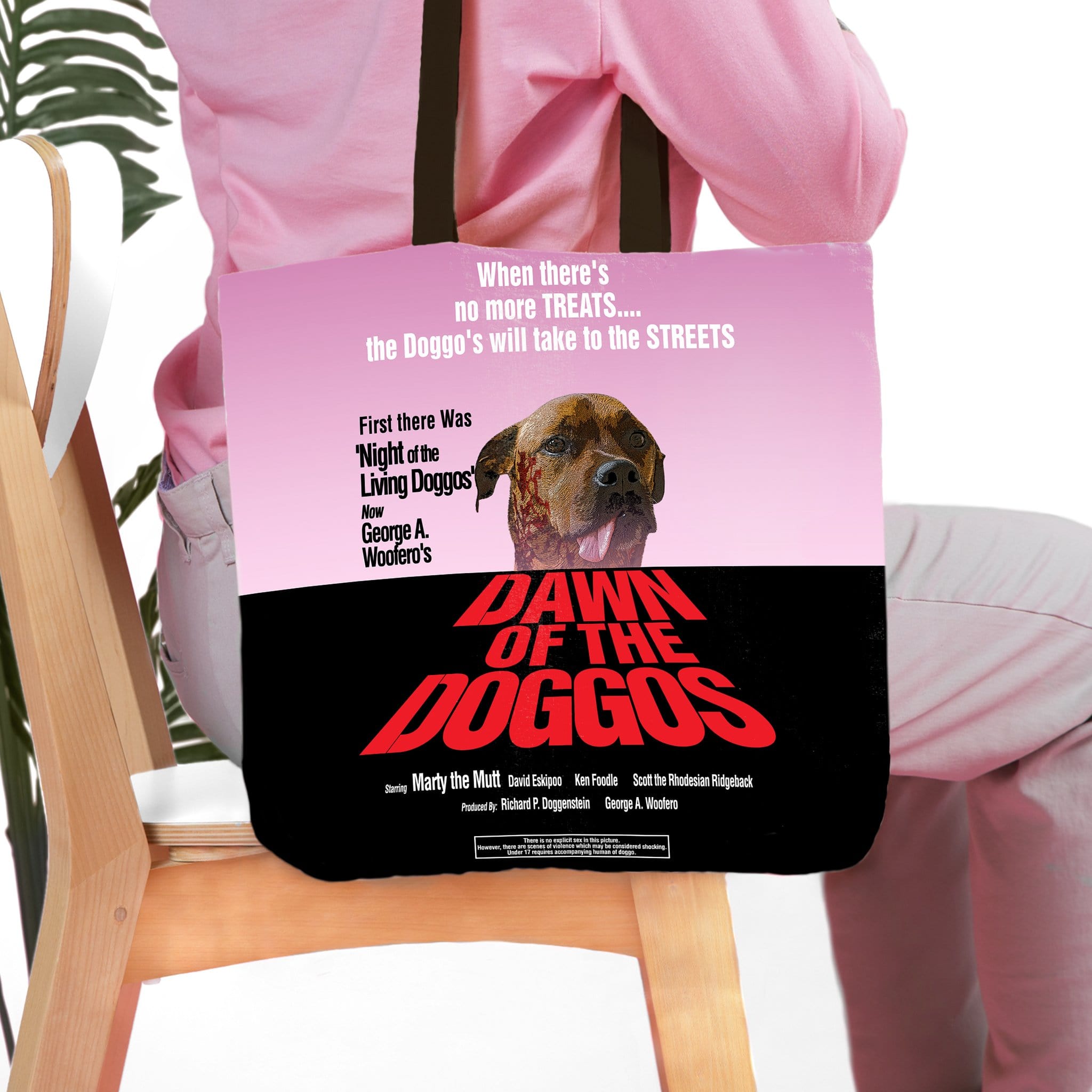 Bolsa Tote Personalizada &#39;El Amanecer de los Doggos&#39;