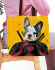 'Deadpaw' Personalized Tote Bag