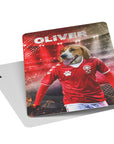 'Denmark Doggos Soccer' Personalized Pet Playing Cards