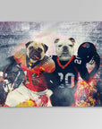 'Denver Doggos' Personalized 2 Pet Blanket