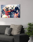 'Denver Doggos' Personalized 2 Pet Canvas