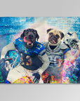 'Detroit Doggos' Personalized 2 Pet Blanket