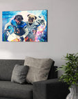 'Detroit Doggos' Personalized 2 Pet Canvas