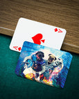 'Detroit Doggos' Personalized 2 Pet Playing Cards