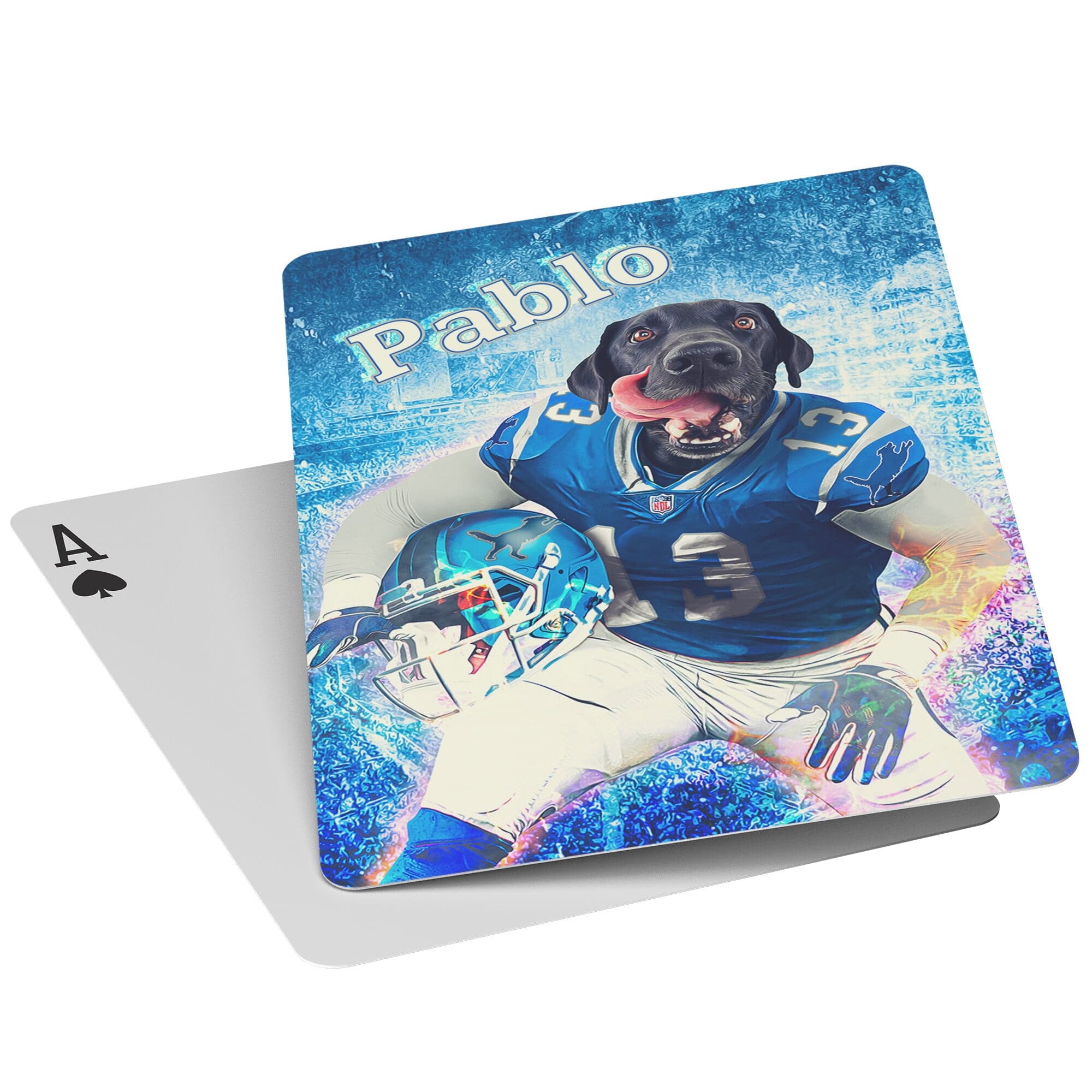 &#39;Detroit Doggos&#39; Personalized Pet Playing Cards