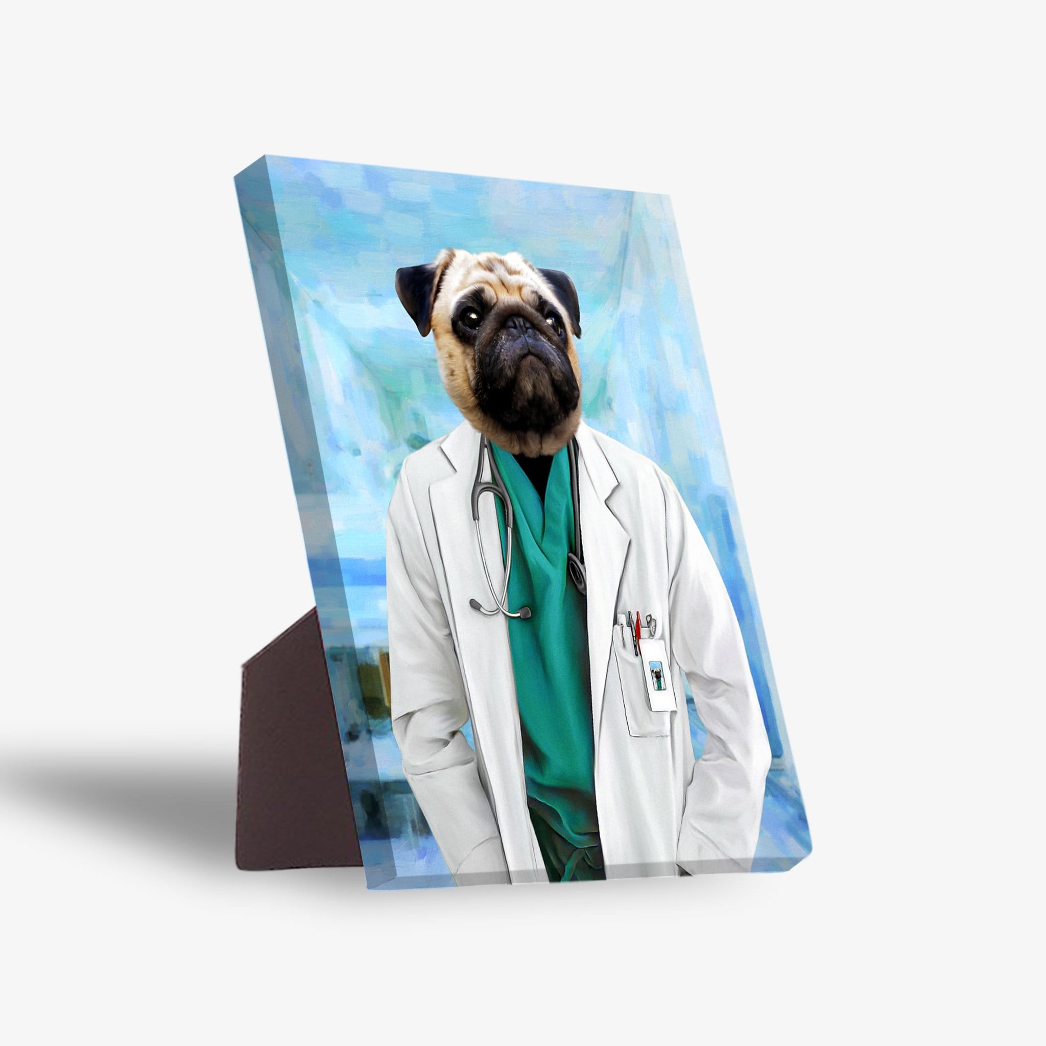 'The Doctor' Personalized Pet Standing Canvas