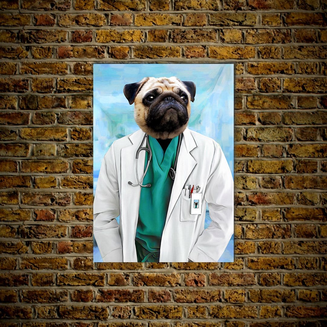 &#39;The Doctor&#39; Personalized Dog Poster