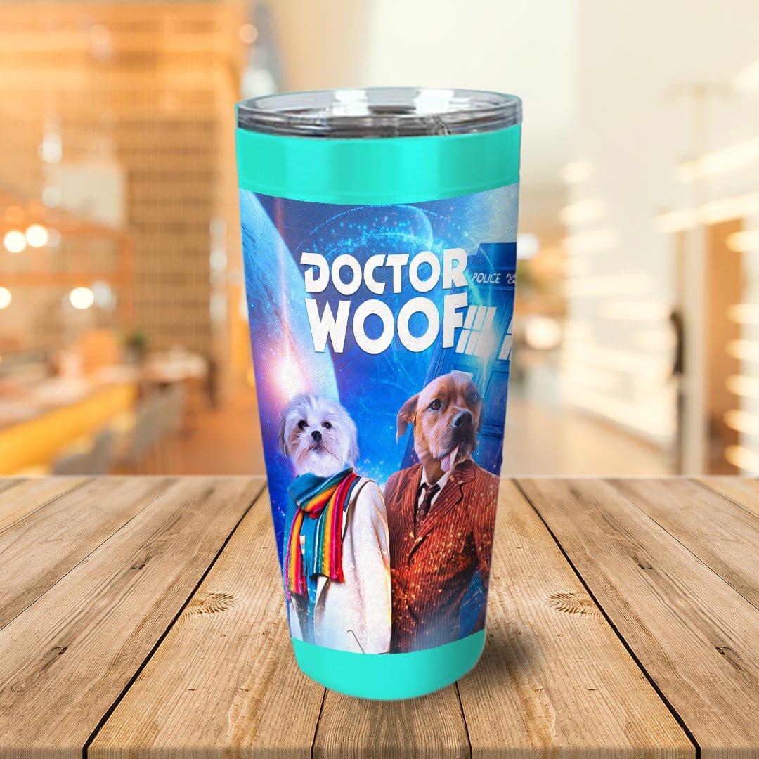 &#39;Dr. Woof&#39; Personalized 2 Pet Tumbler