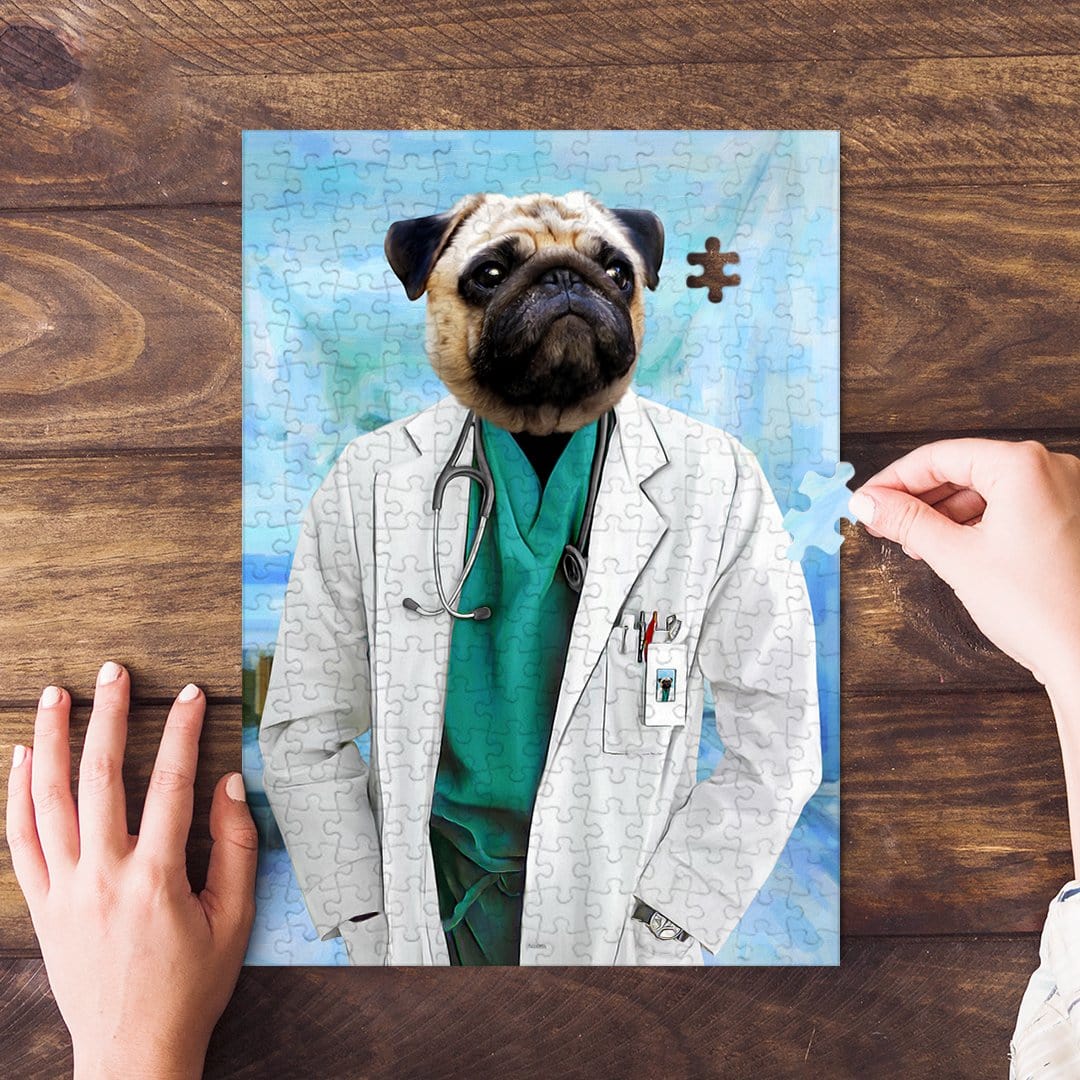 &#39;The Doctor&#39; Personalized Pet Puzzle