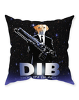 'Dog in Black' Personalized Pet Throw Pillow