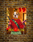 'Dog Alone' Personalized Pet Poster