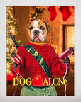 'Dog Alone' Personalized Pet Poster