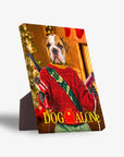 'Dog Alone' Personalized Pet Standing Canvas
