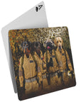 'Dogbusters' Personalized 4 Pet Playing Cards