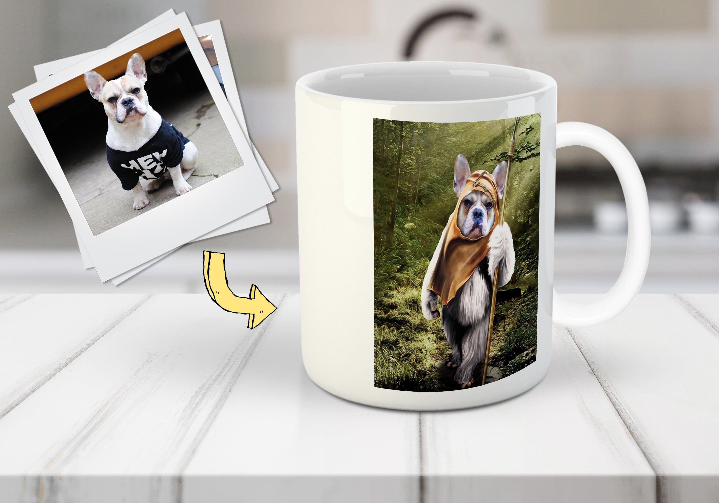&#39;Dogg-E-Wok&#39; Custom Pet Mug