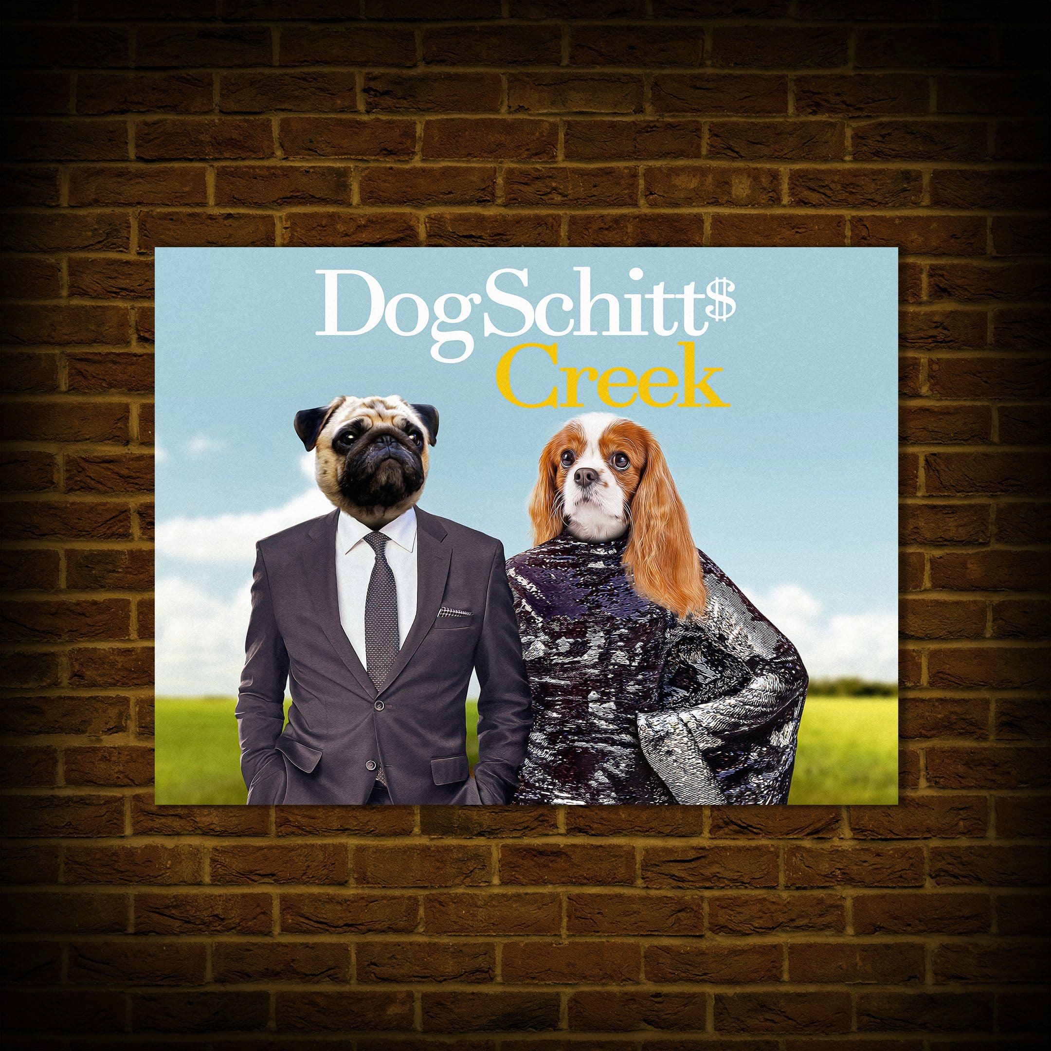 &#39;DogSchitt&#39;s Creek&#39; Personalized 2 Pet Poster