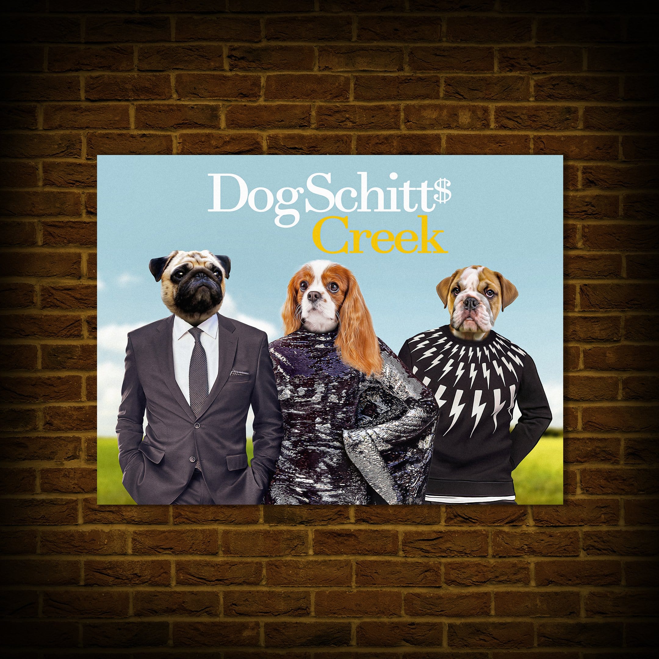 &#39;DogSchitt&#39;s Creek&#39; Personalized 3 Pet Poster