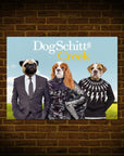 'DogSchitt's Creek' Personalized 3 Pet Poster