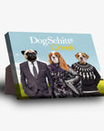 'DogSchitt's Creek' Personalized 3 Pet Standing Canvas