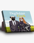 'DogSchitt's Creek' Personalized 2 Pet Standing Canvas