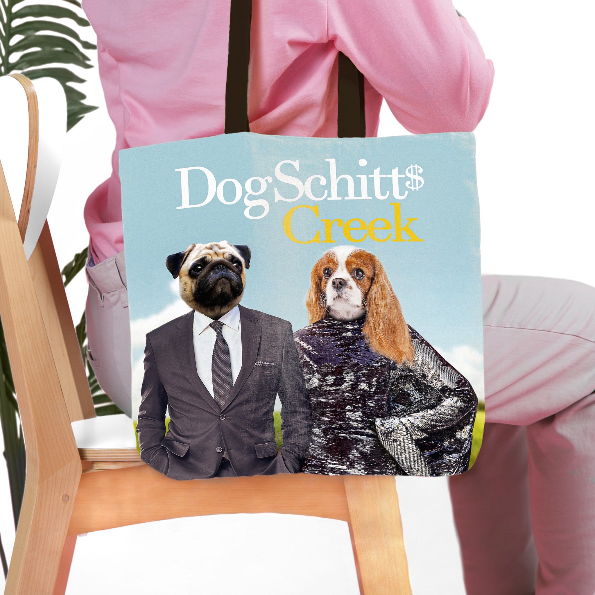 &#39;DogSchitt&#39;s Creek&#39; Personalized 2 Pet Tote Bag