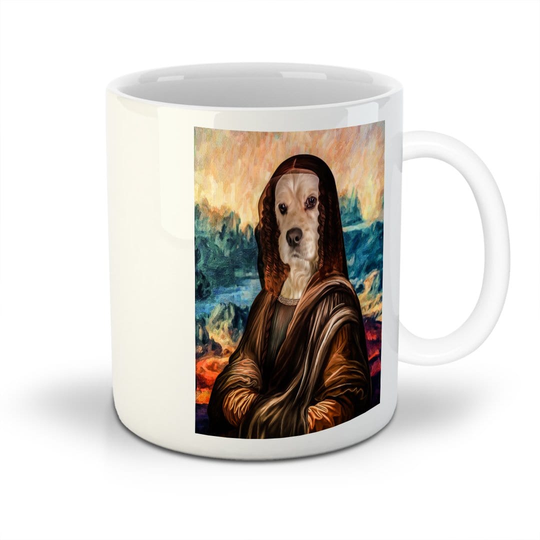 &#39;Dogga Lisa&#39; Custom Pet Mug