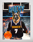 Póster de mascota personalizada 'Dogger Nuggets'