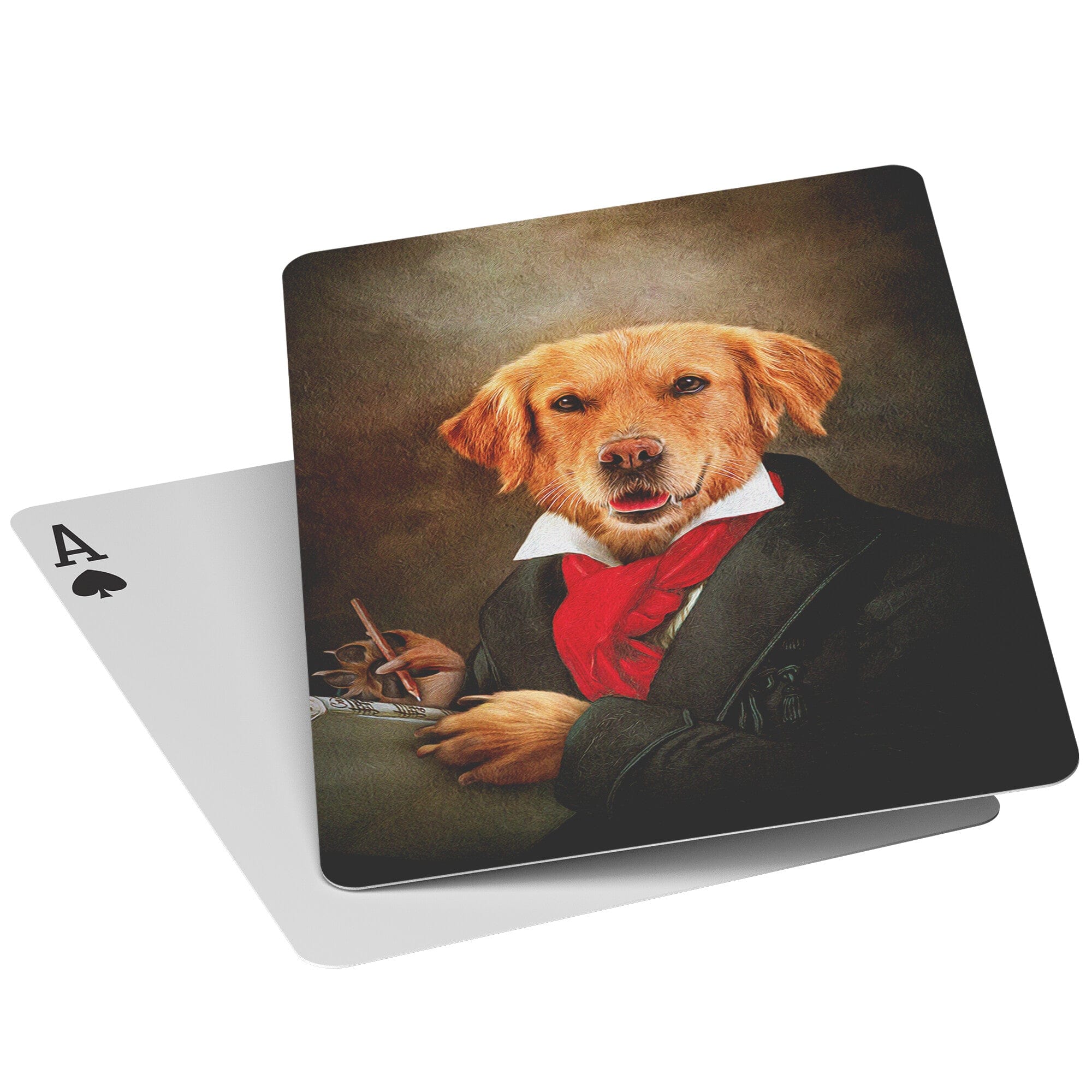 &#39;Dogghoven&#39; Personalized Pet Playing Cards