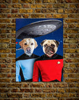 'Doggo-Trek' Personalized 2 Pet Poster